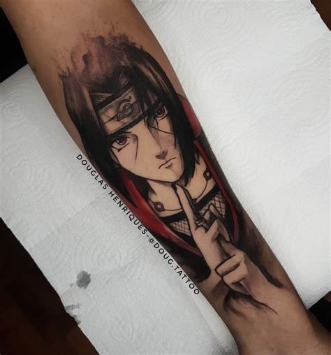 Itachi Portrait Tattoo Tattoos Itachi Uchiha