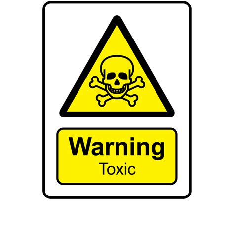 Buy Warning Toxic Labels Danger And Warning Stickers
