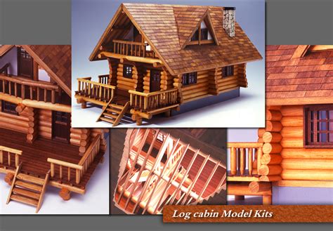 The low cost of construction that included, naturally, do all the work with his own hands, was an essential goal and so could not the door of my log cabin will, for sure, last well beyond the walls. Log cabin Model Kits / Woody JOE