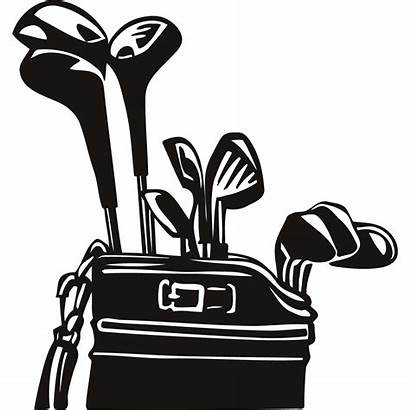 Golf Clubs Bag Clip Clipart Club Cliparts