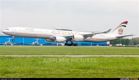 A6 Ehk Etihad Airways Airbus A340 600 At Amsterdam Schiphol Photo