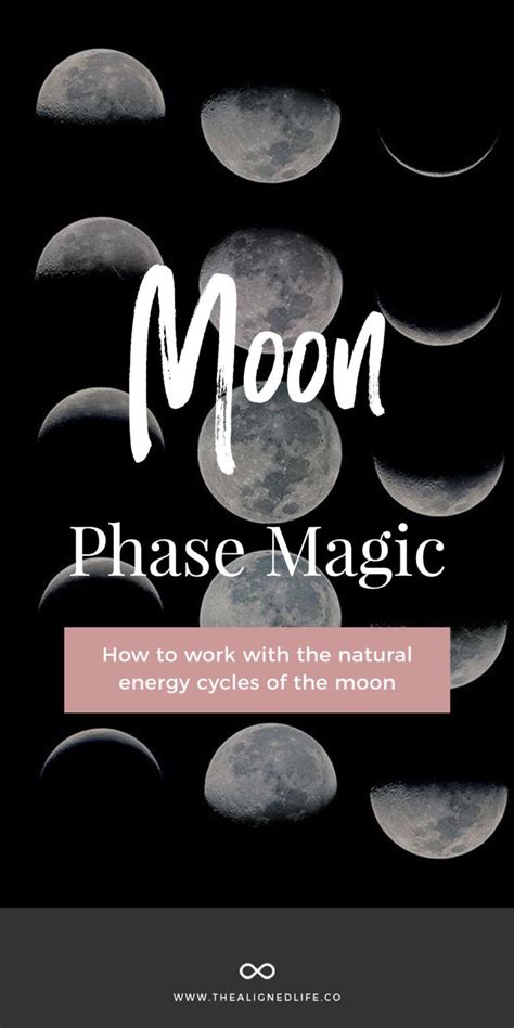 Moon Phase Magick How To Work With Your Natural Rhythm The Aligned Life New Moon Rituals