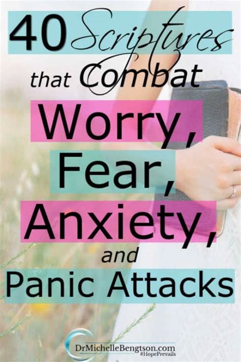 Your Rx 40 Scriptures That Combat Worry Fear Anxiety And Panic