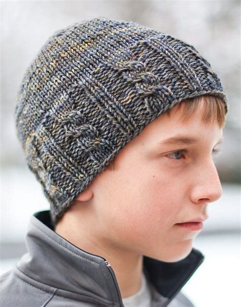 Free Knitting Pattern For Fisher Cable Hat Mens Hat Knitting Pattern