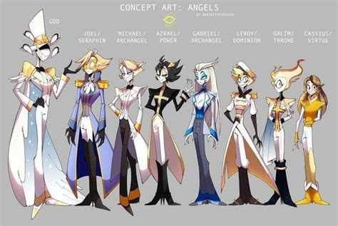 Concept art: angels | Diseño de personajes, Dibujos bonitos, Dibujos de