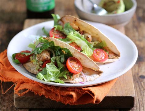 Quick And Crunchy Fish Tacos With Smashed Avocado Recipe Abel And Cole