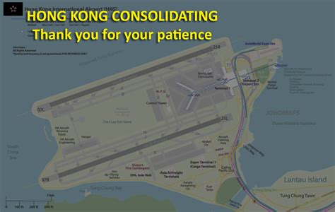 Airport Map Of Hong Kong Johomaps