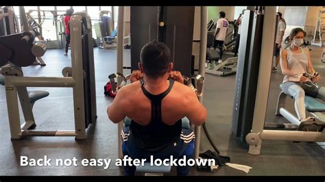 Workout After Lockdown Backday Youtube