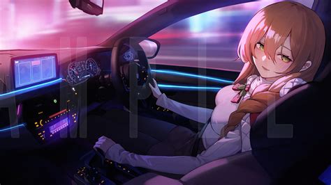 2560x1440 Anime Girl Relaxing Ride 4k 1440p Resolution Hd 4k Wallpapers