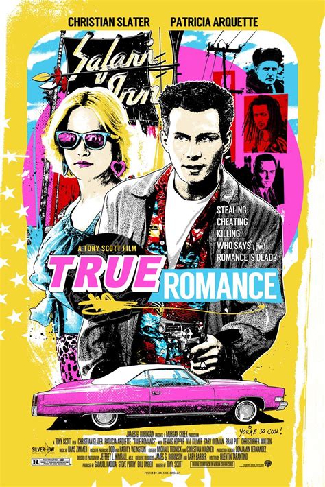 True Romance 1993 Romance Movie Poster True Romance Movie Movie