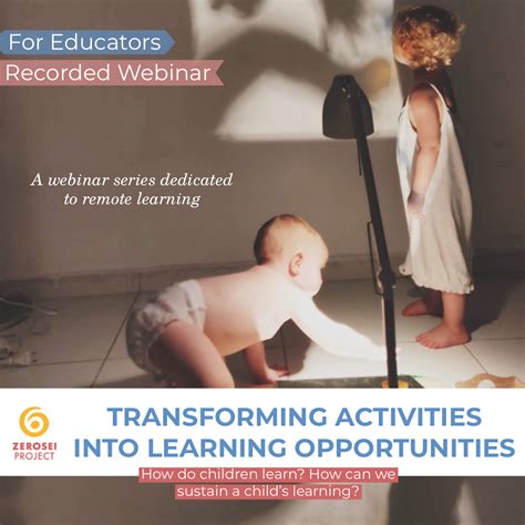 Transforming Activities Into Learning Opportunities Zerosei Project