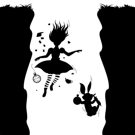 Down The Rabbit Hole Alice In Wonderland Illustrations Alice In