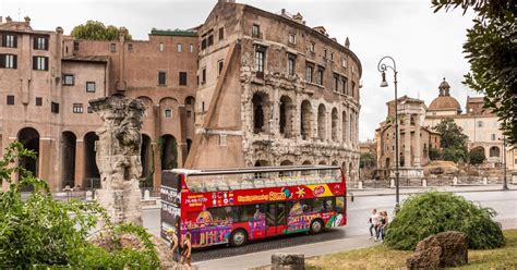 Rome City Sightseeing Hop On Hop Off Bus With Audioguide Getyourguide