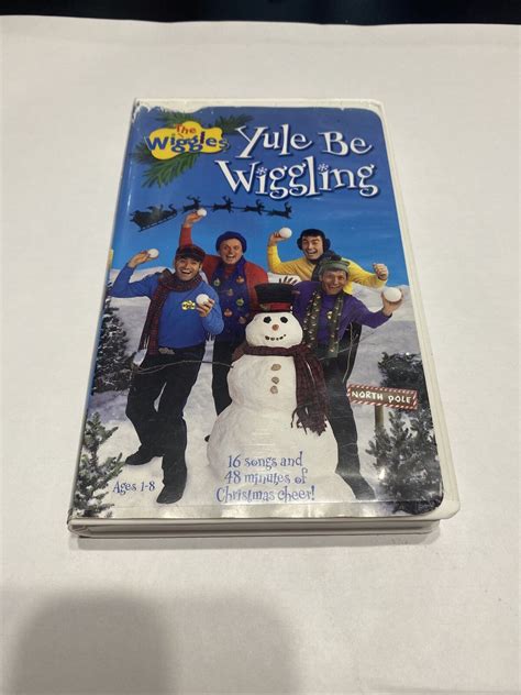 Yule Be Wiggling Vhs Vcr Video Tape Used Children The Wiggles