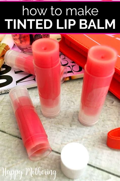 How To Make Tinted Lip Balm In 2023 Homemade Lip Balm Recipe Homemade Lip Balm Chapstick Recipe