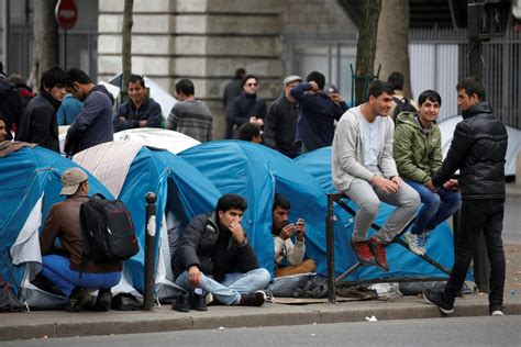 Thousands Of Homeless Migrants Are Sleeping Rough In Paris And No One