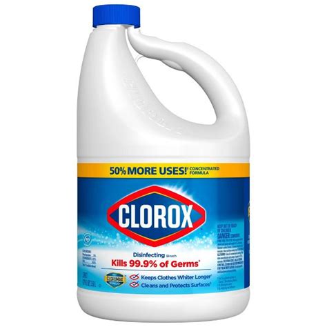 Clorox Performance Bleach With Concentrated Formula 121 Oz