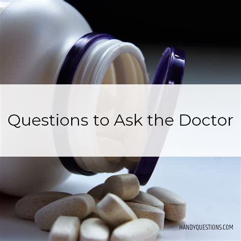 Good Questions To Ask Your Doctor