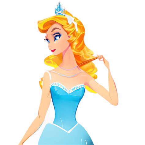 Cinderella Disney Princess With Bratz Style And 50s Makeup · Creative
