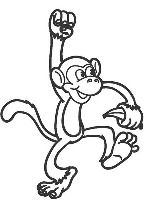 It doesn't really matter if you prefer wild and dangerous creatures such as mighty lion, snake, tiger, polar bears, coyote, jaguar, sneaky fox. Free & Easy To Print Monkey Coloring Pages in 2020 ...