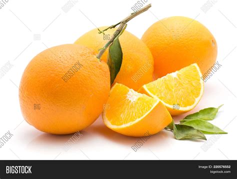 Oranges Isolated On Image And Photo Free Trial Bigstock
