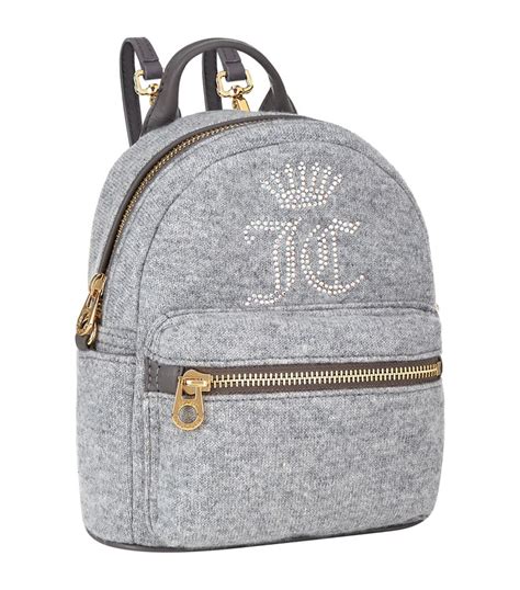 Juicy Couture Mini Cashmere Backpack In Gray Lyst