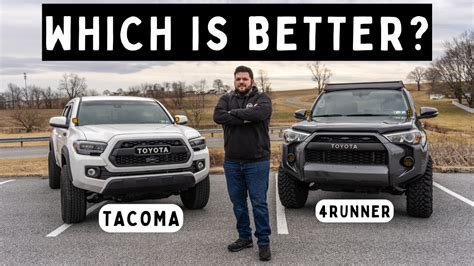 Toyota 4runner Vs Toyota Tacoma All The Differences Youtube