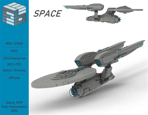 Lego Moc Uss Enterprise Ncc 1701 Kelvin Timeline By Febrix1999