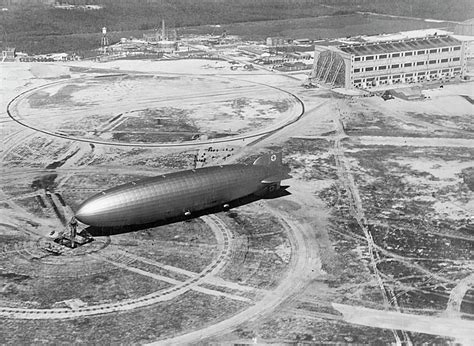 Hindenburg Airship At Nas Lakehurst Photograph By Us Navy