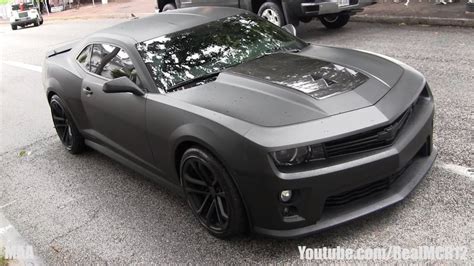Murdered Out Camaro Zl1 Youtube
