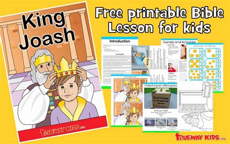King Joash Bible Lesson For Kids Trueway Kids