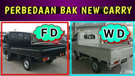 Perbedaan Ukuran Bak New Carry Pick Up Flate Deck Dan Wide Deck Youtube
