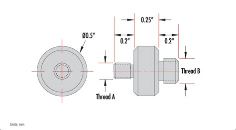 M6 Male To M6 Male Thread Adapter Edmund Optics