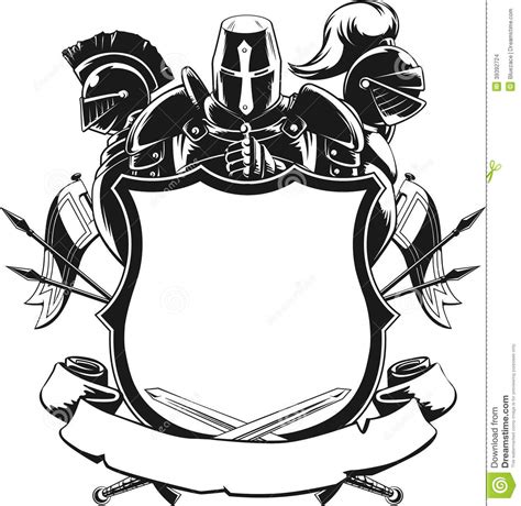17 Knights Shield Designs Images Medieval Knight Shield Designs