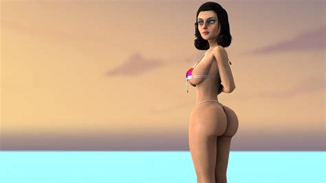 Rule 34 1girls 3d Ass Beach Bikini Bioshock Bioshock Infinite Black