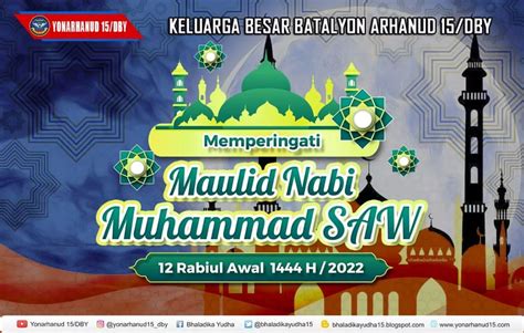 Selamat Memperingati Maulid Nabi Muhammad Saw 12 Rabiul Awal 1444 H