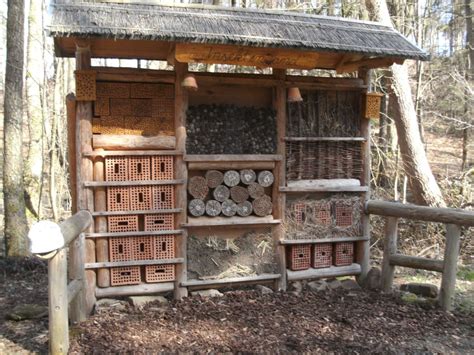 Das insektenhotel stellt man am besten in einer windgeschützen ecke auf. Bild "Insektenhaus" zu Zoologischer Garten Kaiserslautern ...