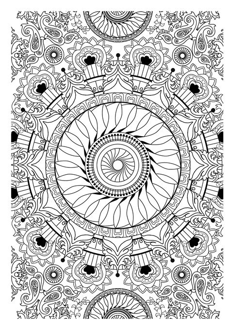Mandala To Color Difficult 33 Difficult Mandalas For Adults 100