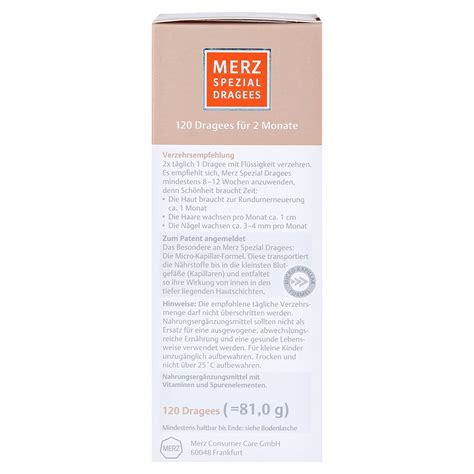 Специальное драже мерц (merz spezial dragees). Erfahrungen zu MERZ Spezial Dragees 120 Stück - medpex ...