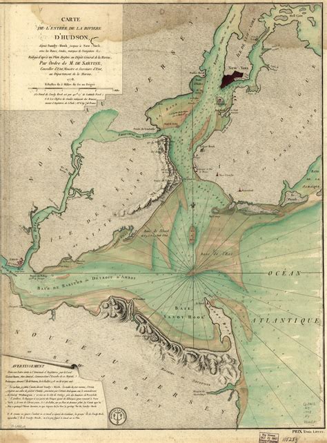 Antique map of manhattan from 1916. Almost Yorktown - Journal of the American Revolution