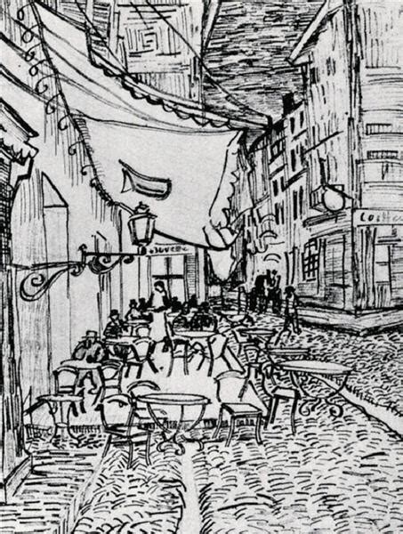 The Cafe Terrace On The Place Du Forum Arles At Night 1888 Vincent