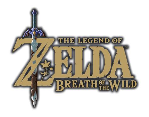 Download The Legend Of Zelda Breath Of The Wild Logo With Outline