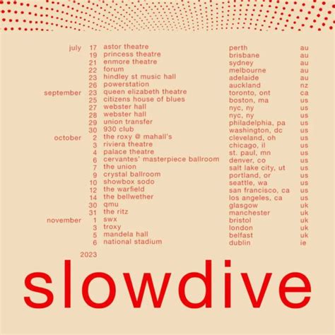 Slowdive Announces Summerfall 2023 Tour And New Album Everything Is