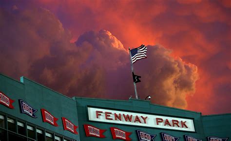 The Sunset Over Fenway Park Was Awe Inspiring Last Night Huffpost Sports