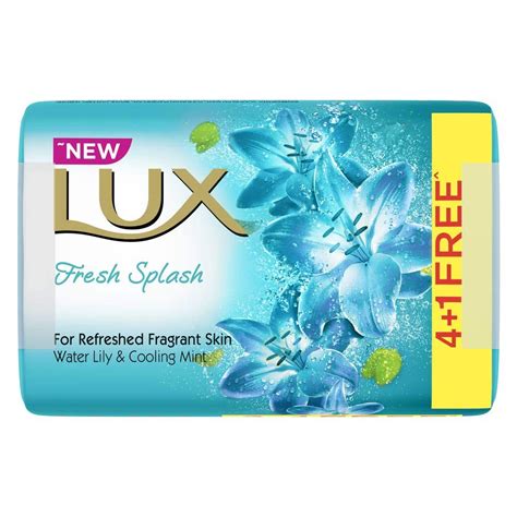 Buy Lux Fresh Splash Water Lily And Cooling Mint Soap Bar 100 G Pack Of