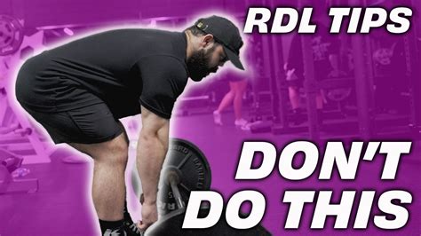 Fix Your Romanian Deadlifts Rdls Barbell And Dumbbell Tutorial Youtube
