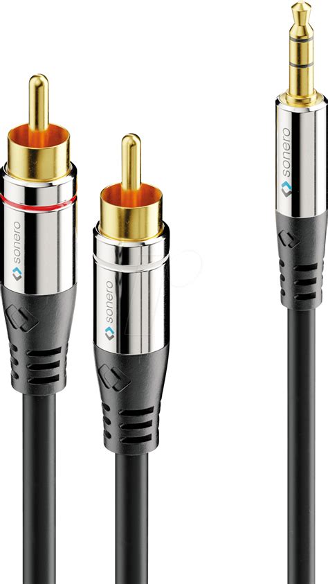 Sonac600 005 Audio Cable 35 Mm Jack Plug To 2x Cinch Connectors 50