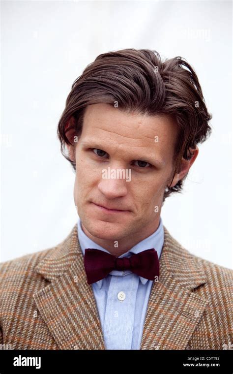 Matt Smith In Dr Who Costume Stock Photo Alamy