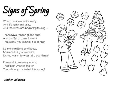 Enjoy Teaching English Spring Poems