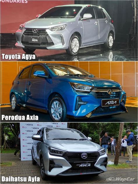 Perodua Axia D74A 2023 Vs Toyota Agya Daihatsu Ayla Adakah Malaysia